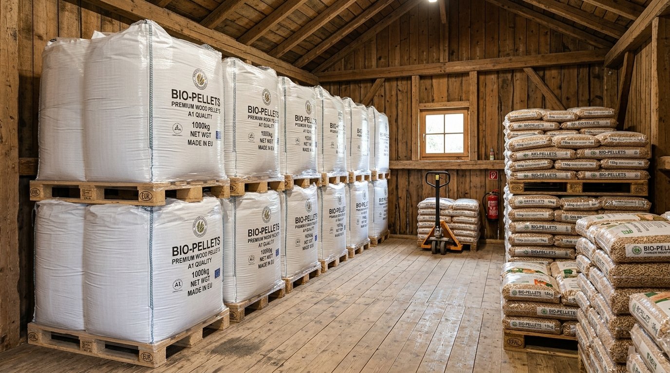How to Correctly Store Wood Pellets & Briquettes